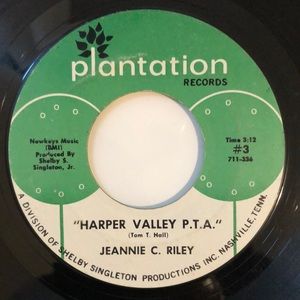 Jeannie C. Riley Harper Valley P.T.A. Vinyl 45 Record '68